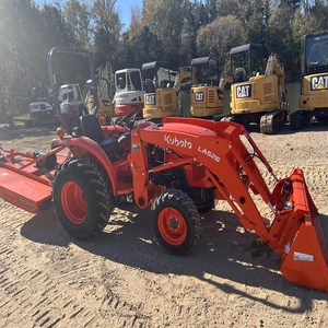 รถแทรกเตอร์ขนาดเล็ก Kubota L3302 ขับเคลื่อน 4 ล้อ พร้อมอุปกรณ์ตักดินด้านหน้าและหลังขุดดิน พร้อมขาย - Product Image 1