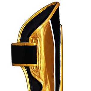 Nuevo Diseño Profesional de Espinilleras de Boxeo de Cuero, Color Personalizado, Ligeras, Ajustables, de Alta Calidad - Product Image 5