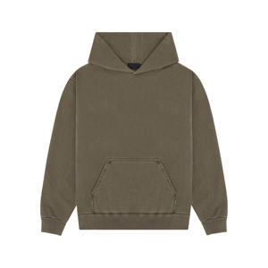 Conjuntos de Sudadera con Capucha de Algodón Teñido Personalizados con Logotipo de Moda y Pantalones Jogger, Proveedor Mayorista de Fábrica OEM ODM - Product Image 4