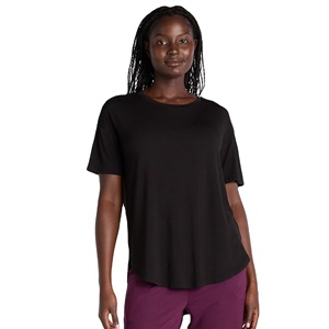 OEM Service Plus Size Women's Soft Cotton Solid Color Customizable Eco-Friendly Breathable Stylish T-Shirts Bangladesh - Product Image 5