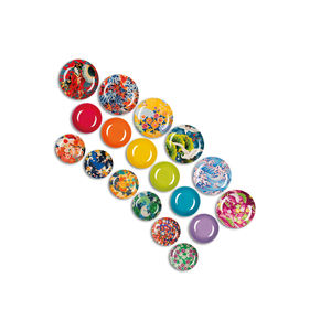 Servizio di Piatti Excelsa 18 Pezzi in Porcellana Kimono Multicolore - Product Image 2