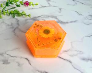 Caja de Joyería de Resina Floral Hecha a Mano de Primera Calidad, Organizador Decorativo para Guardar Objetos Pequeños, Contenedor de Regalo de Resina Personalizado - Product Image 2