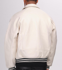 Wholesale High Quality Casual Genuine <b>Mens</b> <b>Leather</b> <b>Jacket</b> Custom logo Designer Blank Plus Size <b>Mens</b> Aviator <b>Jackets</b> - Product Image 5