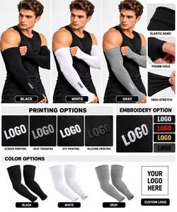 Genouillère de compression unisexe à enfiler, fine, en Spandex, noire, blanche, grise, respirante, toutes saisons, ajustement universel - Product Image 2