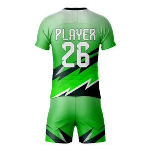 ชุดฟุตบอลแบบซับลิเมชั่นสั่งทำพิเศษสำหรับเด็กและเยาวชน เสื้อและกางเกงขาสั้น ชุดฝึกซ้อมทีม ขายส่งจากผู้ผลิต - Product Image 3
