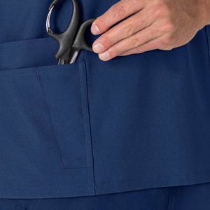 Conjuntos de Uniformes Médicos de Tela Elástica de Alta Calidad, Unisex, Sin Costuras, de Manga Corta, Uniformes de Hospital, Conjunto de Uniformes con Logotipo Personalizado - Product Image 4