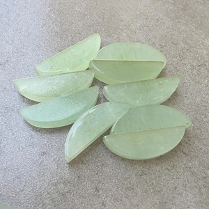 Aventurine AAA+ Cabochon Demi-Lune Forme Pièce de Monnaie Dos Plat Calibré pour Fabrication de Bijoux Toutes Tailles Disponibles - Product Image 4