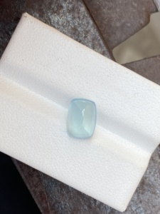 Aigue-marine naturelle 2,53 carats, forme coussin longue, pierre précieuse en vrac, bonne qualité de couleur pour la fabrication de bijoux - Product Image 6