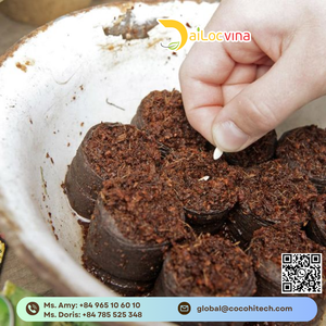 Vườn Ươm khối nén dinh dưỡng đất cho nhà máy phát triển than bùn dừa hạt giống bắt đầu từ xơ dừa viên - Product Image 4