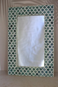Marco de Espejo Rectangular de Resina Hecho a Mano, Ecológico, Ligero, Duradero e Impermeable - Product Image 1