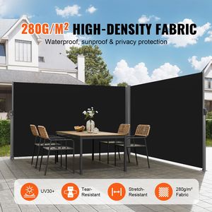 Schermo per la privacy da esterno in alluminio 71FT X 236FT # 280g #   Poliester # Impermeabile #   Tenda da Sole Retrattile per Patio - Materiale in Tela PC - Product Image 2