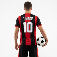 Tenue de football personnalisée avec logo, tendance, short anti-bactérien respirant unisexe, réversible, design France, pour entraînement amateur par temps froid