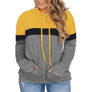 Women's Stylish <b>Long</b> <b>Hoodie</b> Solid Color Heavy Fleece Sweatshirt Warm Winter Pullover Oversized Casual Streetwear 2026 - Product Image 1