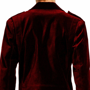 Unisex Velvet Stand Collar <b>Jacket</b> Premium Quality Warm Winter Fashion Outerwear Trendy High Demand Customizable Front High - Product Image 4