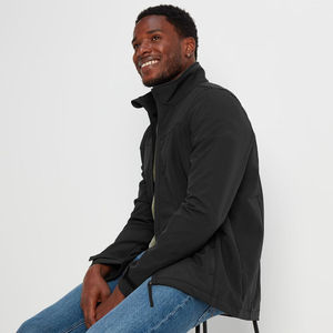 Chaqueta Softshell para Hombre, Servicio OEM, Poliéster, Invierno, Cuello Alto, Logotipo Frontal, Resistente al Viento, Estilo Urbano - Product Image 4