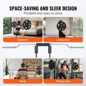 Barra per Squat di sicurezza da 700 libbre per attacco Fitness spalline per braccio con diametro 28mm barra di peso per Squat anteriori riabilitazione fisica - Product Image 6
