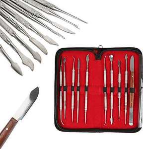 Kit d'outils de sculpture en cire pour équipement de laboratoire, ensemble en acier pour la sculpture de la cire, outils de sculpture de poterie en argile, kit d'instruments dentaires par Blush Surgical - Product Image 6