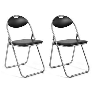 Set di Sedie Pieghevoli Portatili con Maniglie per il Trasporto 2/4/6 Pezzi - Product Image 1