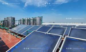 โรงงานผลิตแผงรับพลังงานแสงอาทิตย์แบบแบนตามสั่ง โครงการพลังงานแสงอาทิตย์ขนาดใหญ่ โครงสร้างกันสภาพอากาศ โซลูชันการถ่ายเทความร้อน ใหม่ - Product Image 3