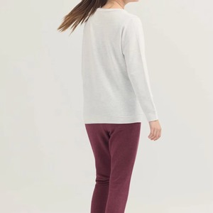 Sweat-shirt à capuche décontracté pour femme, imprimé sur mesure, à manches longues, col rond, avec badge avant à paillettes, 100 % coton - Product Image 4