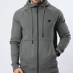 2026 Full Puff <b>Printing</b> Solid Customized LOGO 2-in-1 Sweat Suits Fitness Men's Gym Tracksuit Polyester/Cotton Unisex Streetwear - Product Image 3
