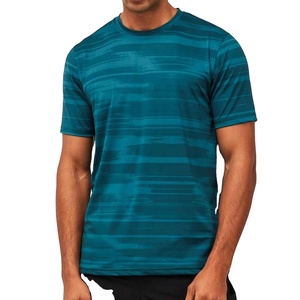 Camiseta Deportiva Personalizada para Hombre, 100% Poliéster, Tejido de Punto, Impresión Digital, Cuello Redondo, Transpirable, Ecológica, de Secado Rápido - Product Image 1