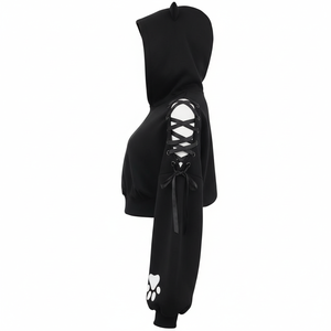 Nuevas sudaderas con capucha estilo streetwear para mujer, nuevas sudaderas con capucha personalizadas OEM para mujer - Product Image 4