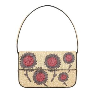 Sac de rangement perlé en gros, sac à bandoulière pour femme, sac à main en perles de rocaille, pochette de soirée à motif floral, sac de soirée noir, pochette de fête - Product Image 5