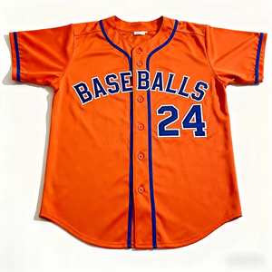 Custom Baseball Jersey Casual Training OEM Fashion Sports Wear Embroidery Stitched MEXICO White Blue <b>Hip</b>-Hop Softball Shirt - Product Image 2