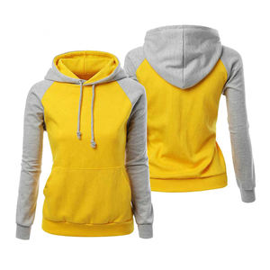 Hoodies pour femmes confortables, faible MOQ, en stock, meilleure qualité, couleur unie, manches longues - Product Image 4