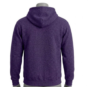 Sweat-shirt à capuche pour homme, couleur unie, coupe classique, en molleton de coton, décontracté, avec poche, pour l'automne - Product Image 3