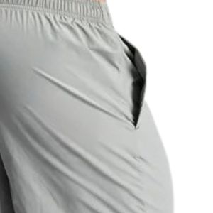 Pantalones Cortos Deportivos Grises para Hombre, Transpirables, para Entrenamiento en el Gimnasio, Cintura Elástica, Ropa Deportiva para Exteriores, Fabricante - Product Image 4