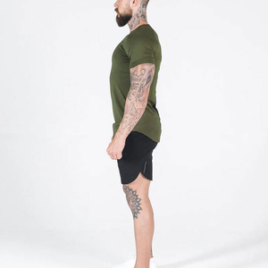 T-shirts de sport pour hommes adultes, respirants et confortables, nouvelle collection, haute qualité, manches courtes, avec option OEM/ODM - Product Image 3