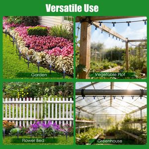 Sistema de Riego por Goteo para Plantas de Jardín de 75 Pies, Actualizado, con Boquillas de Nebulización Ajustables y Diseño a Prueba de Fugas - Product Image 6