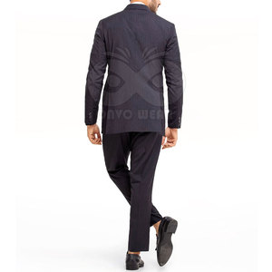 Stylish Men 2 Piece Suit Slim Fit Formal <b>Blazer</b> Trousers <b>Set</b> Custom Logo Business Wedding Party Clothing - Product Image 4