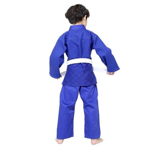 Uniforme de Judo Azul Unisex para Adultos, Poliéster/Algodón, Transpirable, Corte Regular, de una Pieza, para Artes Marciales, Incluye Cinturón Blanco, Digital - Product Image 5