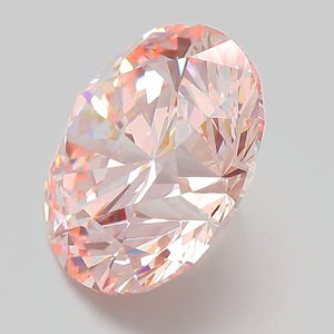 Diamant rose rond de 7 carats, coupe brillante, couleur fantaisie rare, diamant non monté pour un chef-d'œuvre de joaillerie de luxe sur mesure - Product Image 2