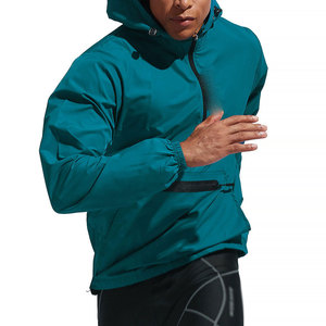 2026 Waterproof <b>Lightweight</b> <b>Running</b> Men Outdoor Windbreaker Half Zipper <b>Jacket</b> Breathable Sports Wear - Product Image 1