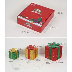 Led Kerst Lichtbak Opvouwbaar Binnen/Buiten Tuindecoratie Perfect Cadeau Voor Vakantie Cheer - Product Image 6