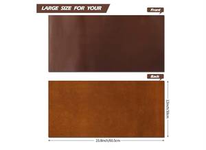 Feuilles de cuir véritable pour l'artisanat, épaisseur 1,2-1,4 mm, cuir de vachette pleine fleur pour sacs, chaussures, ceintures, canapés et décoration - Product Image 4