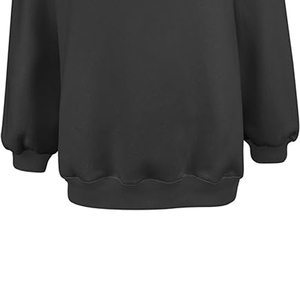 Sweat-shirt à capuche oversize personnalisé pour femme, en coton éponge, avec impression, style streetwear décontracté, fournisseur en gros - Product Image 3