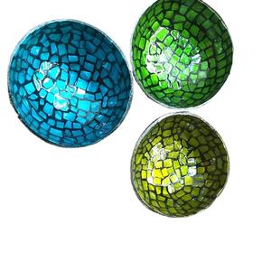 ถ้วยชามชามอาหารเคลือบสีมะพร้าวเป็นมิตรต่อสิ่งแวดล้อมสำหรับตกแต่งบ้าน - Product Image 1