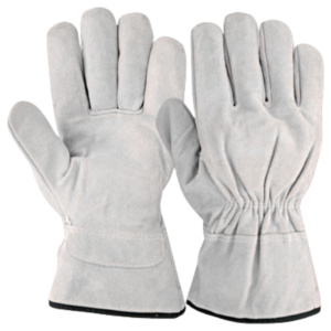 High Quality Cowhide Split Leather <b>Driver</b> <b>Gloves</b> Breathable Anti-static Adjustable Wristlet Industrial Safety Work Wear - Product Image 5