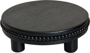 Wood Tray Risers for Display, 7.6” Wooden Decorative Tray for Kitchen Home Decor, Display Pedestal Stand for Countertop, Black - Product Image 3