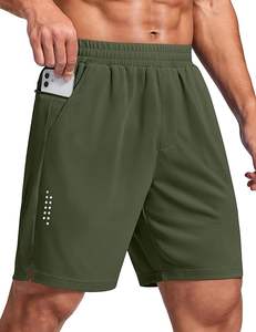 Pantalones Cortos Deportivos para Hombre con Bolsillos con Cierre, de Secado Rápido, para Gimnasio, Entrenamiento y Ejercicio - Product Image 6