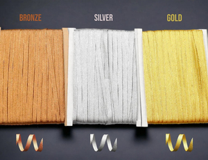 Superior Quality 10mm Vintage Metallic Embroidery Braid Woven <b>Ribbon</b> Trim Silver Gold Bronze Sfifa Couture Decorative Lace - Product Image 1