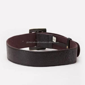 Cinturón de cuero occidental con grabado floral para hombre, correa de cuero occidental, de grano completo, hecho a mano, costura duradera y hebilla resistente - Product Image 3