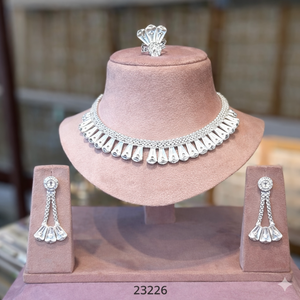 Conjunto de Joyería de Moda Africana de Inspiración India 2024, Chapado en Oro/Plata, Aleación con Cristales/Pedrería, para Mujer, Estilo Vintage, Aniversario - Product Image 5