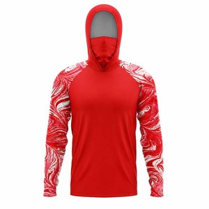Sudadera con Capucha de Pesca para Hombre, Transpirable, Verde, Manga Larga, con Estampado por Sublimación, Protección UPF 50, Secado Rápido, Poliéster - Product Image 3