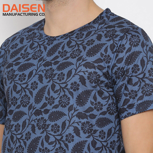 เสื้อยืดผู้ชายผ้าฝ้าย 100% ดีไซน์เรียบง่าย แขนสั้น คอกลม แฟชั่น ขายส่งจำนวนมาก รับผลิตแบบ OEM ODM สกรีนโลโก้ตามสั่ง - Product Image 6